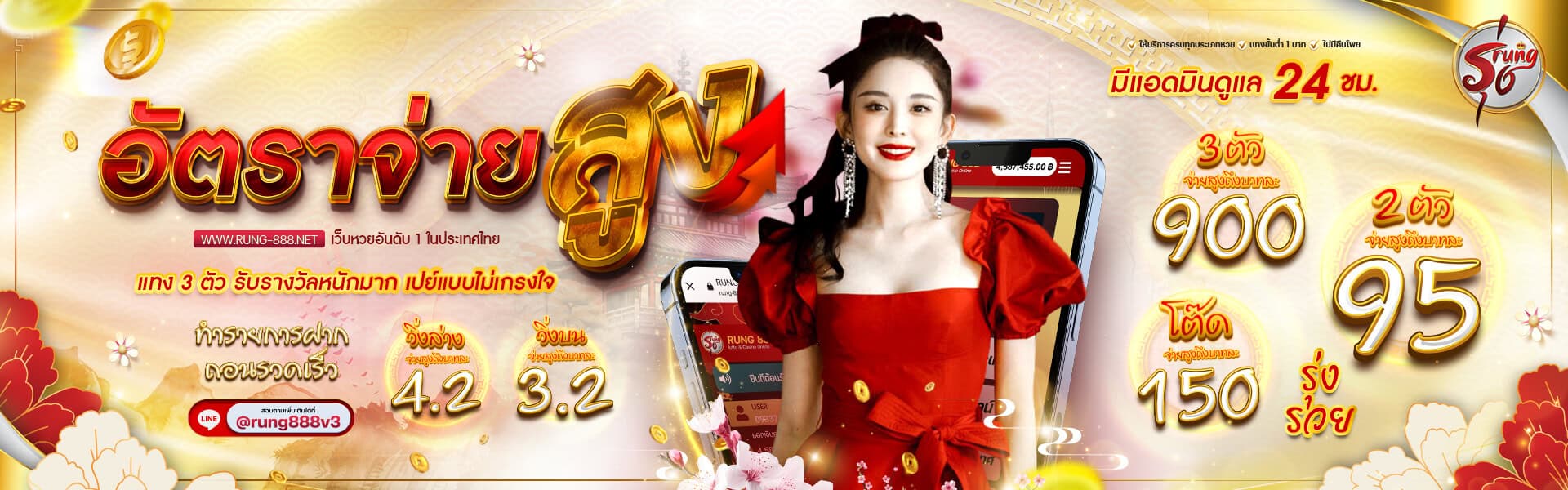 rung888 แทง 3 ตัว รับรางวัลหนักมาก เปย์แบบไม่เกรงใจ